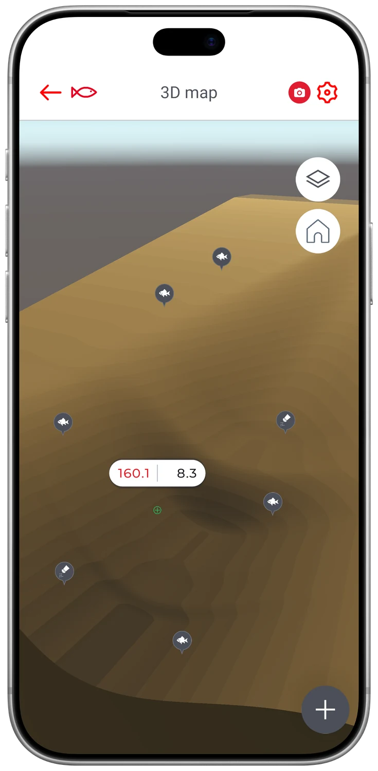 FisherNote — 3D seabed relief